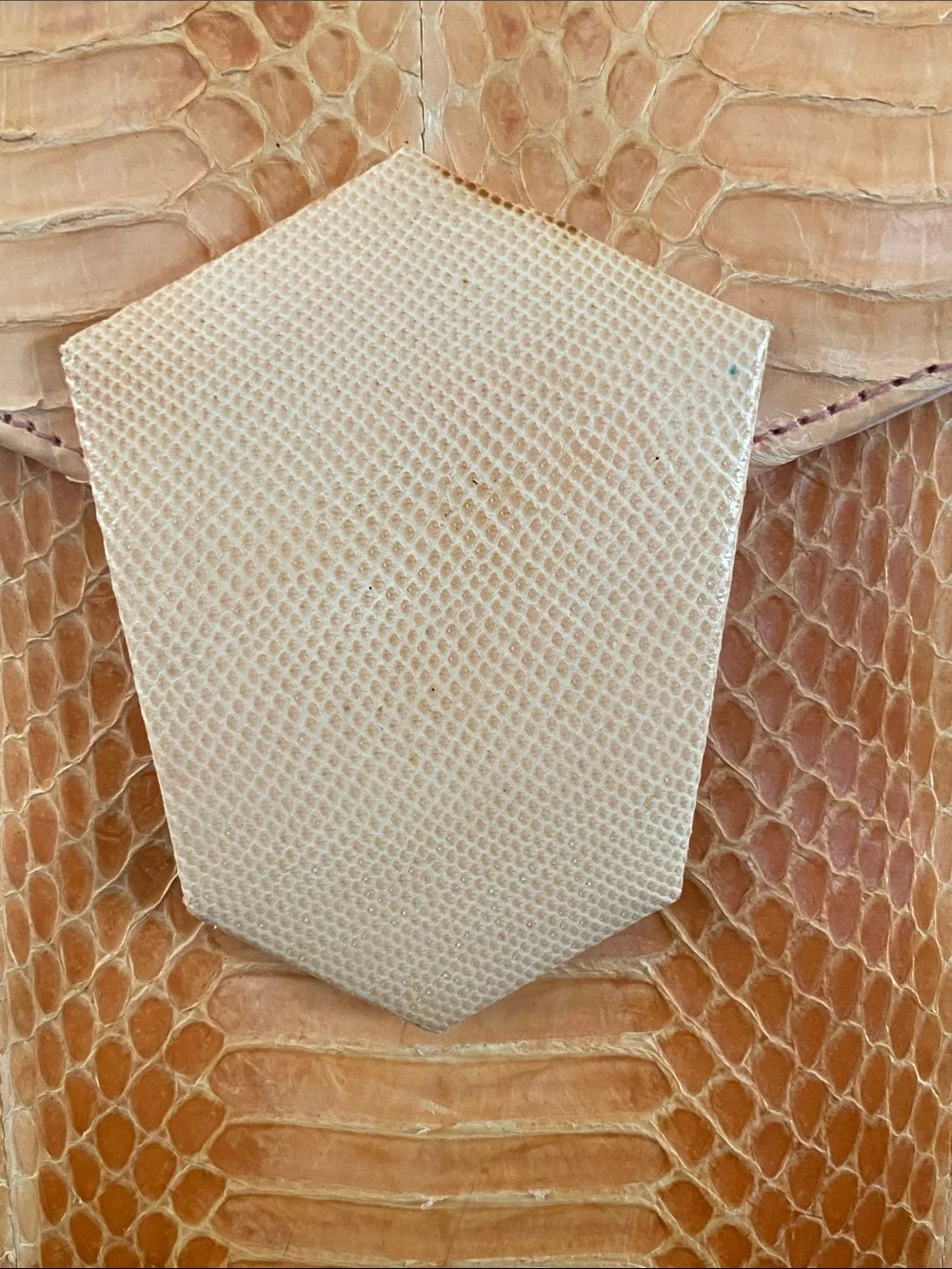 Vintage 80’s J. Renee Tan Snakeskin Bag